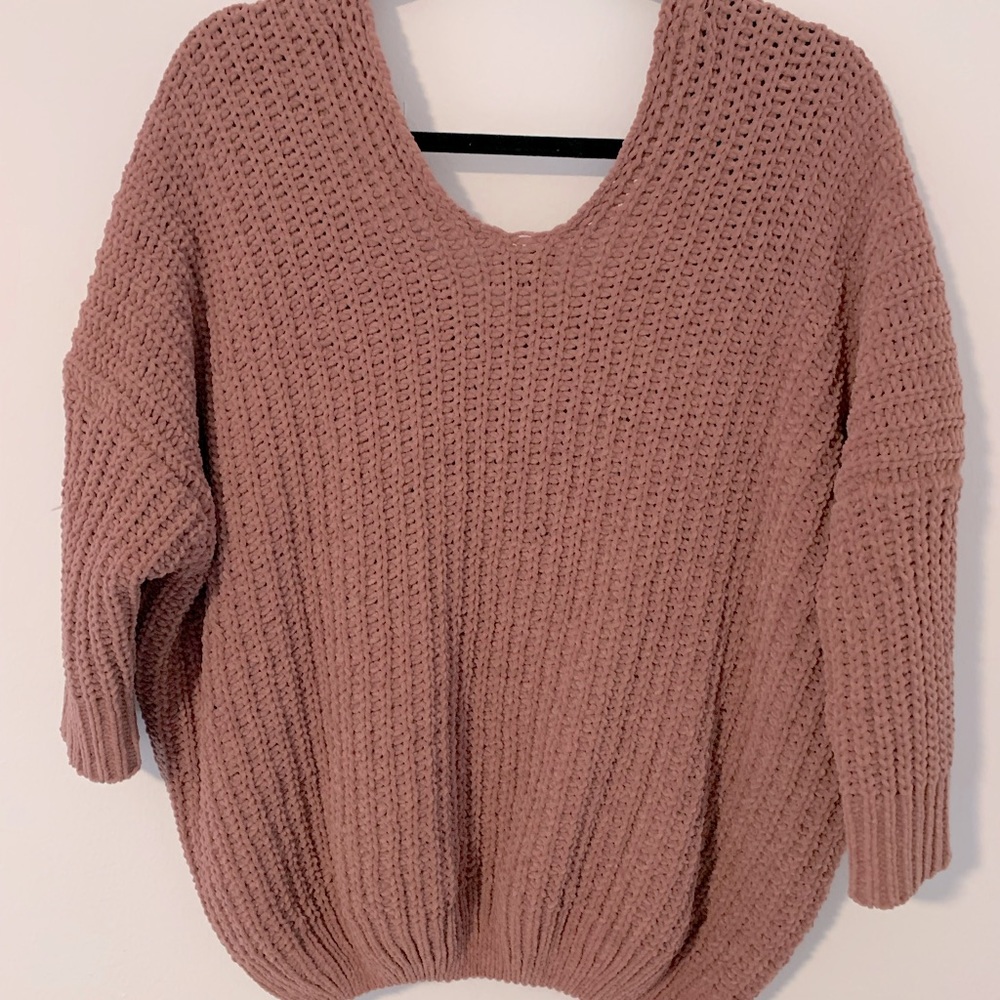 over sized sweater
